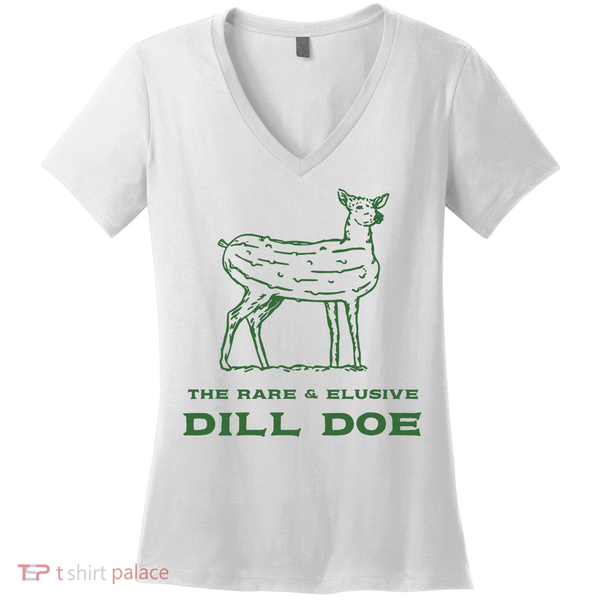 The Rare And Elusive Dill Doe Women's V-Neck T-Shirt