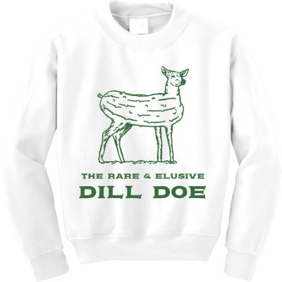 The Rare And Elusive Dill Doe Kids Sweatshirt