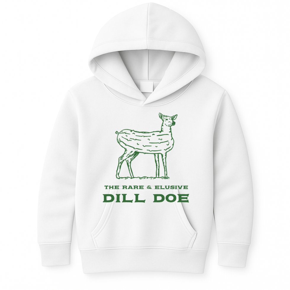 The Rare And Elusive Dill Doe Kids Hoodie