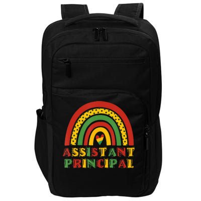 Teacher Rainbow Assistant Principal Black History Month Impact Tech Backpack