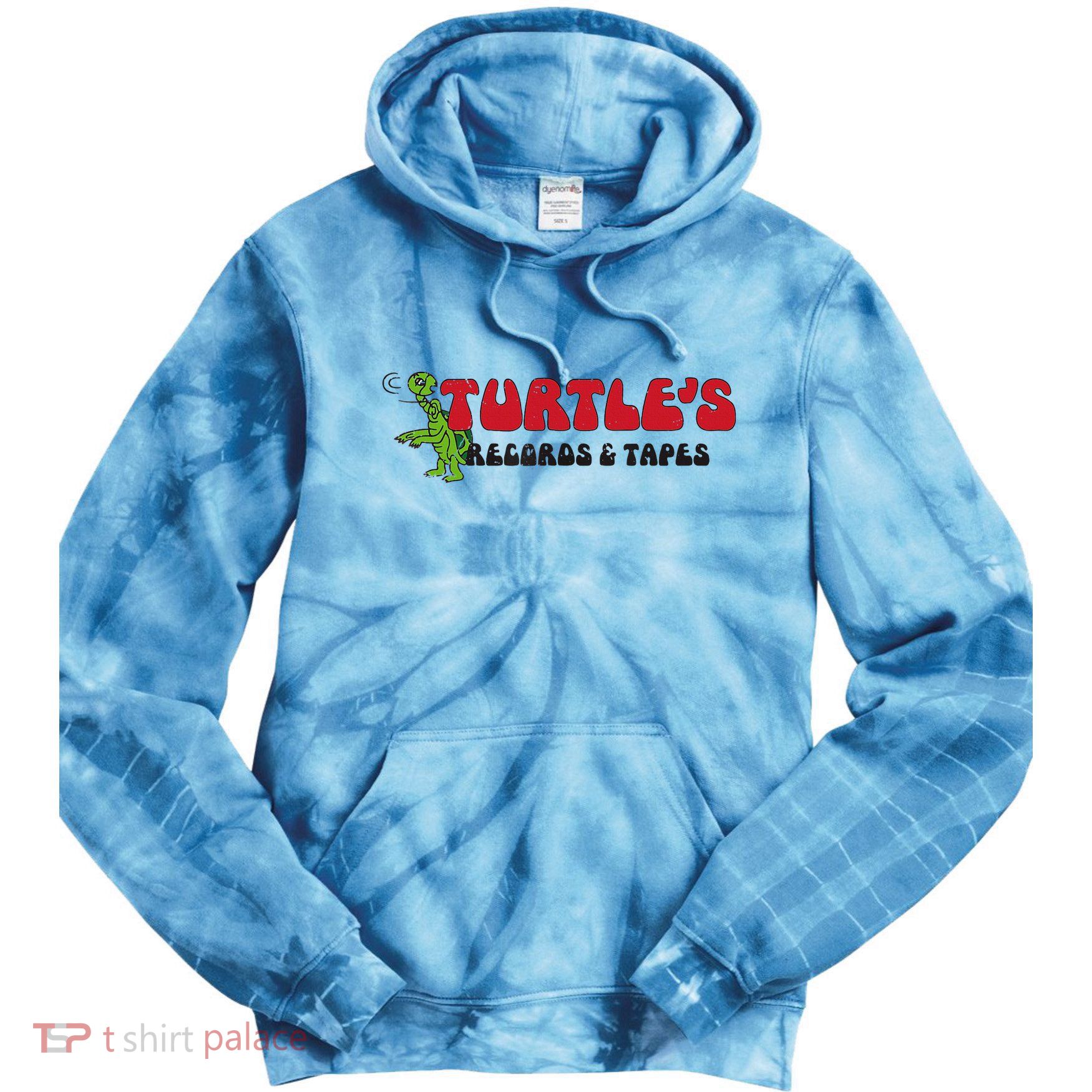 Turtle’S Records And Tapes Tie Dye Hoodie