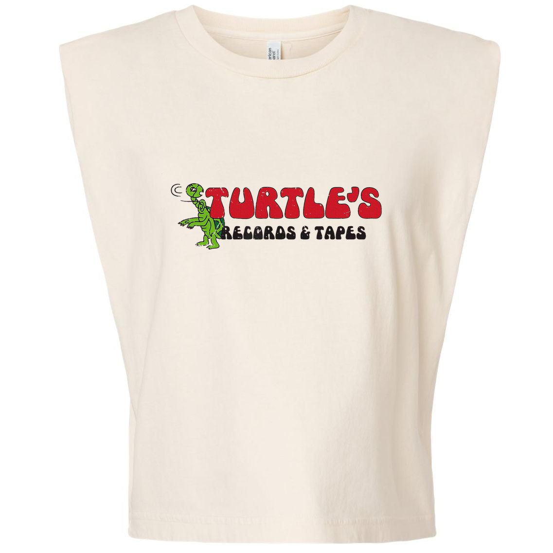 Turtle’S Records And Tapes Garment-Dyed Women's Muscle Tee