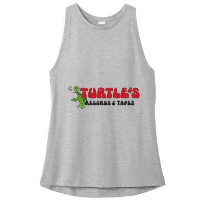 Turtle’S Records And Tapes Ladies PosiCharge Tri-Blend Wicking Tank