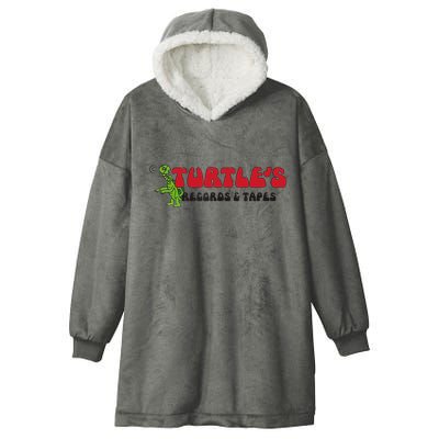 Turtle’S Records And Tapes Hooded Wearable Blanket