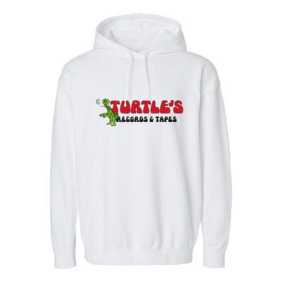 Turtle’S Records And Tapes Garment-Dyed Fleece Hoodie