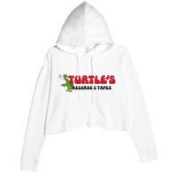 Turtle’S Records And Tapes Crop Fleece Hoodie