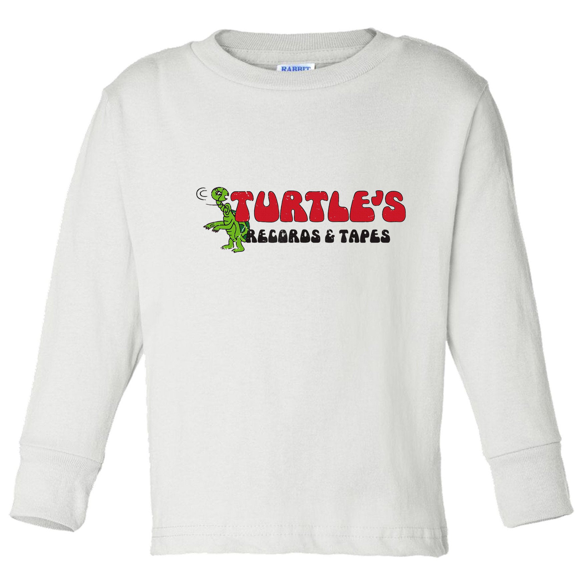 Turtle’S Records And Tapes Toddler Long Sleeve Shirt