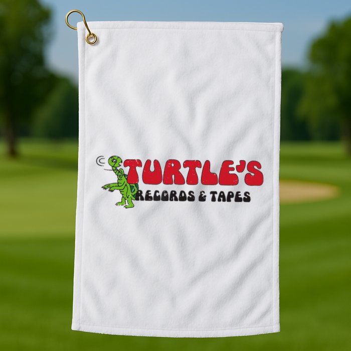 Turtle’S Records And Tapes Golf Towel