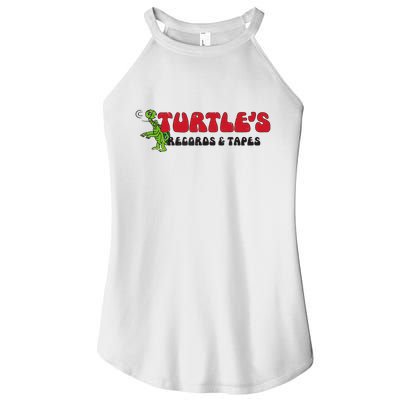 Turtle’S Records And Tapes Women's Perfect Tri Rocker Tank