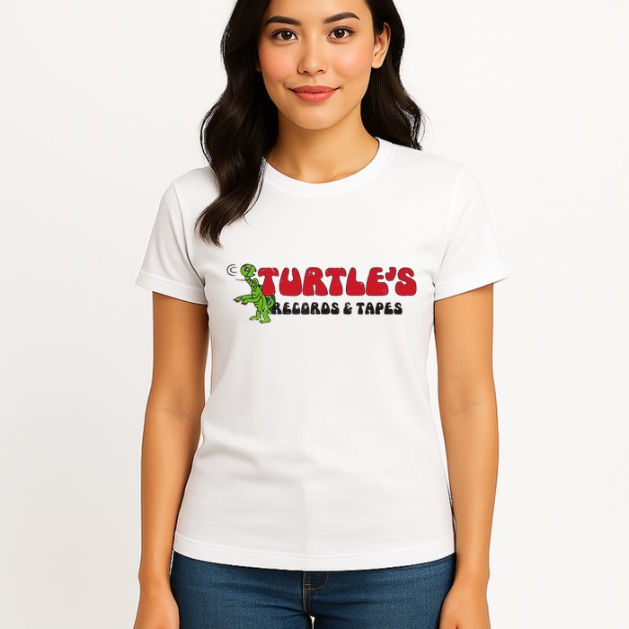 Turtle’S Records And Tapes Womens T-Shirt