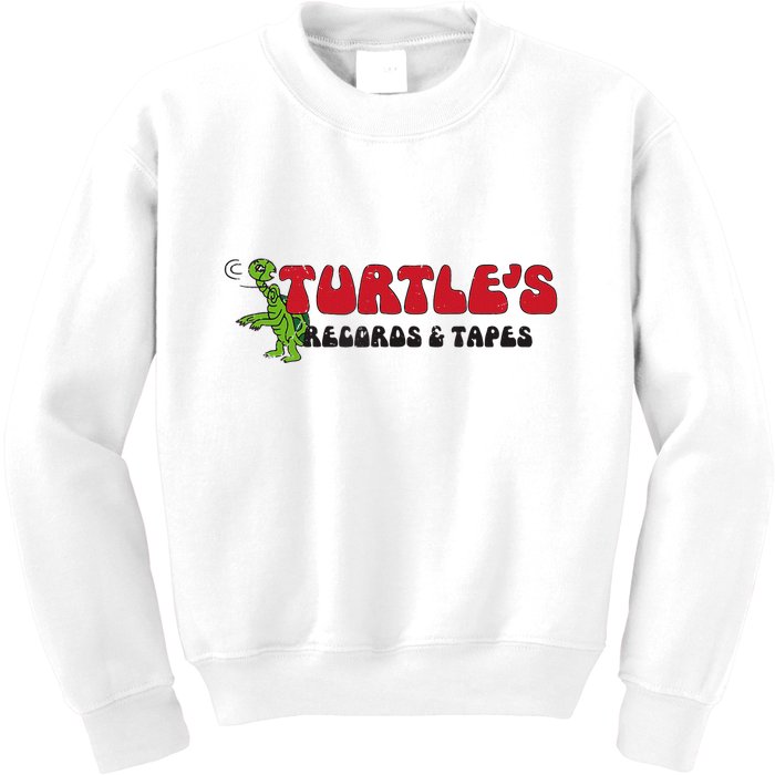 Turtle’S Records And Tapes Kids Sweatshirt