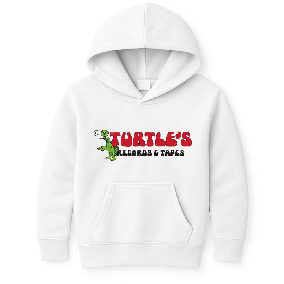 Turtle’S Records And Tapes Kids Hoodie