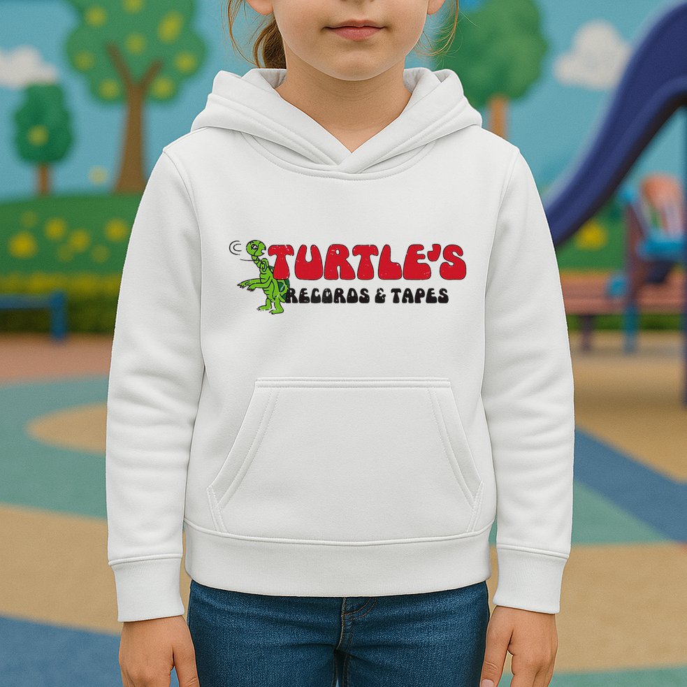 Turtle’S Records And Tapes Kids Hoodie