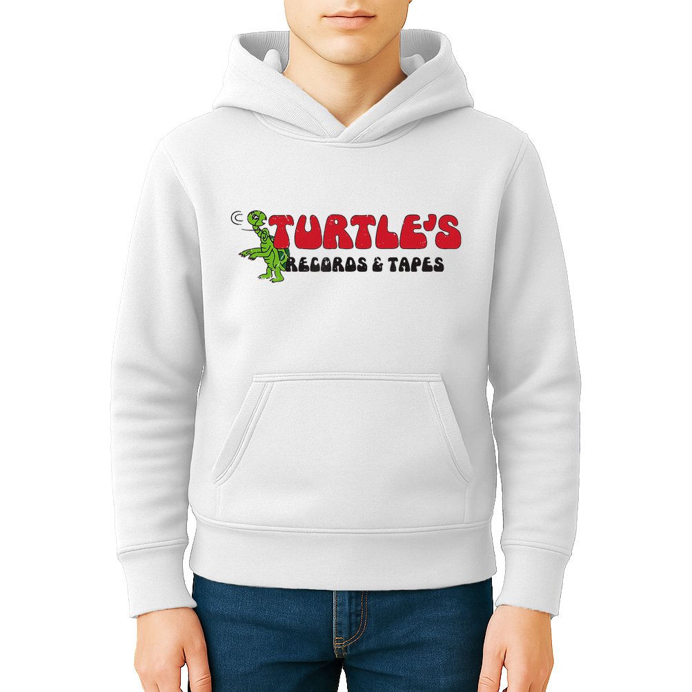 Turtle’S Records And Tapes Kids Hoodie