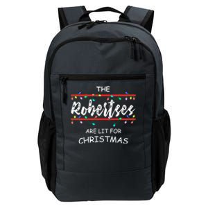 The Robertses Are Lit For Christmas Family Christmas Design Cute Gift Daily Commute Backpack