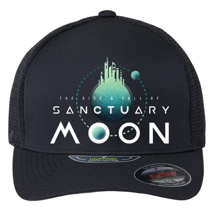 The Rise And Fall Of Sanctuary Moon Flexfit Unipanel Trucker Cap