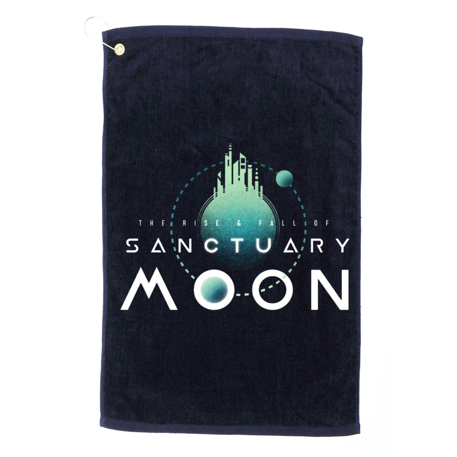 The Rise And Fall Of Sanctuary Moon Golf Towel