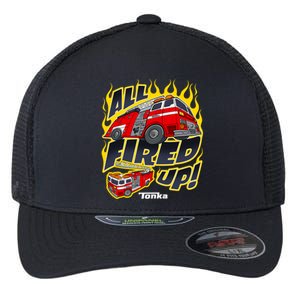 Tonka Rescue All Fired Up! Fire Truck Flames Logo Gift Flexfit Unipanel Trucker Cap