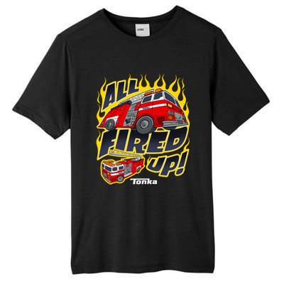 Tonka Rescue All Fired Up! Fire Truck Flames Logo Gift Tall Fusion ChromaSoft Performance T-Shirt