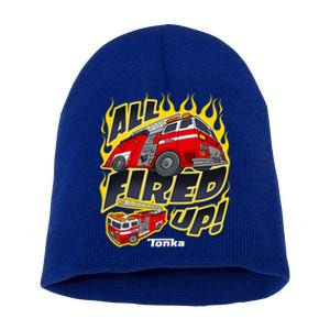 Tonka Rescue All Fired Up! Fire Truck Flames Logo Gift Short Acrylic Beanie