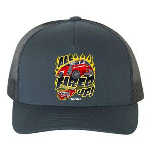 Tonka Rescue All Fired Up! Fire Truck Flames Logo Gift Yupoong Adult 5-Panel Trucker Hat