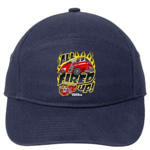 Tonka Rescue All Fired Up! Fire Truck Flames Logo Gift 7-Panel Snapback Hat