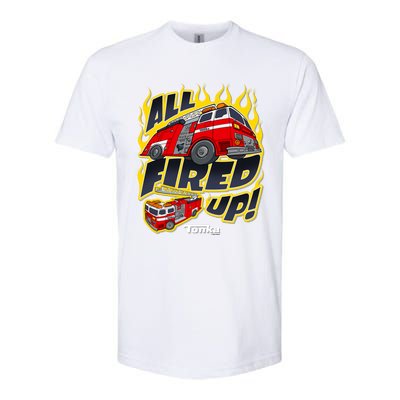 Tonka Rescue All Fired Up! Fire Truck Flames Logo Gift Softstyle CVC T-Shirt