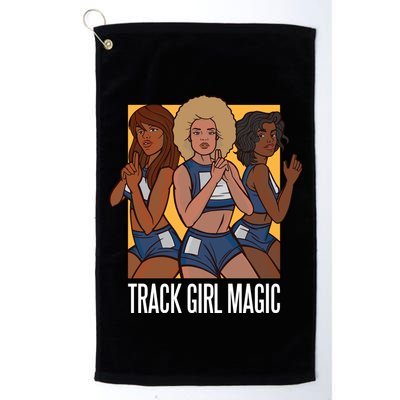 Track Girl Magic Golf Towel