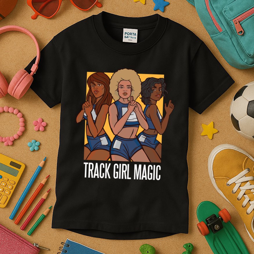 Track Girl Magic Kids T-Shirt