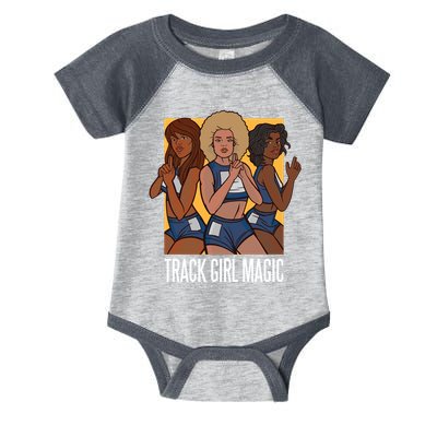 Track Girl Magic Infant Baby Jersey Bodysuit