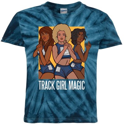 Track Girl Magic Kids Tie-Dye T-Shirt