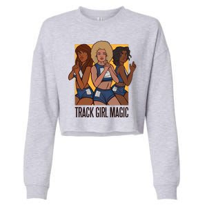 Track Girl Magic Cropped Pullover Crew