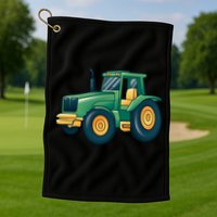 Tractor Golf Towel
