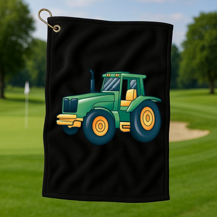 Tractor Golf Towel