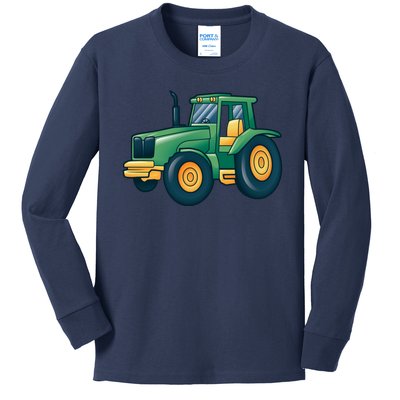 Tractor Kids Long Sleeve Shirt