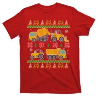 Tractors And Bulldozers Ugly Christmas Sweater T-Shirt