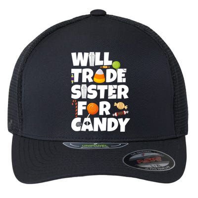 Trade My Sister For Candy Flexfit Unipanel Trucker Cap