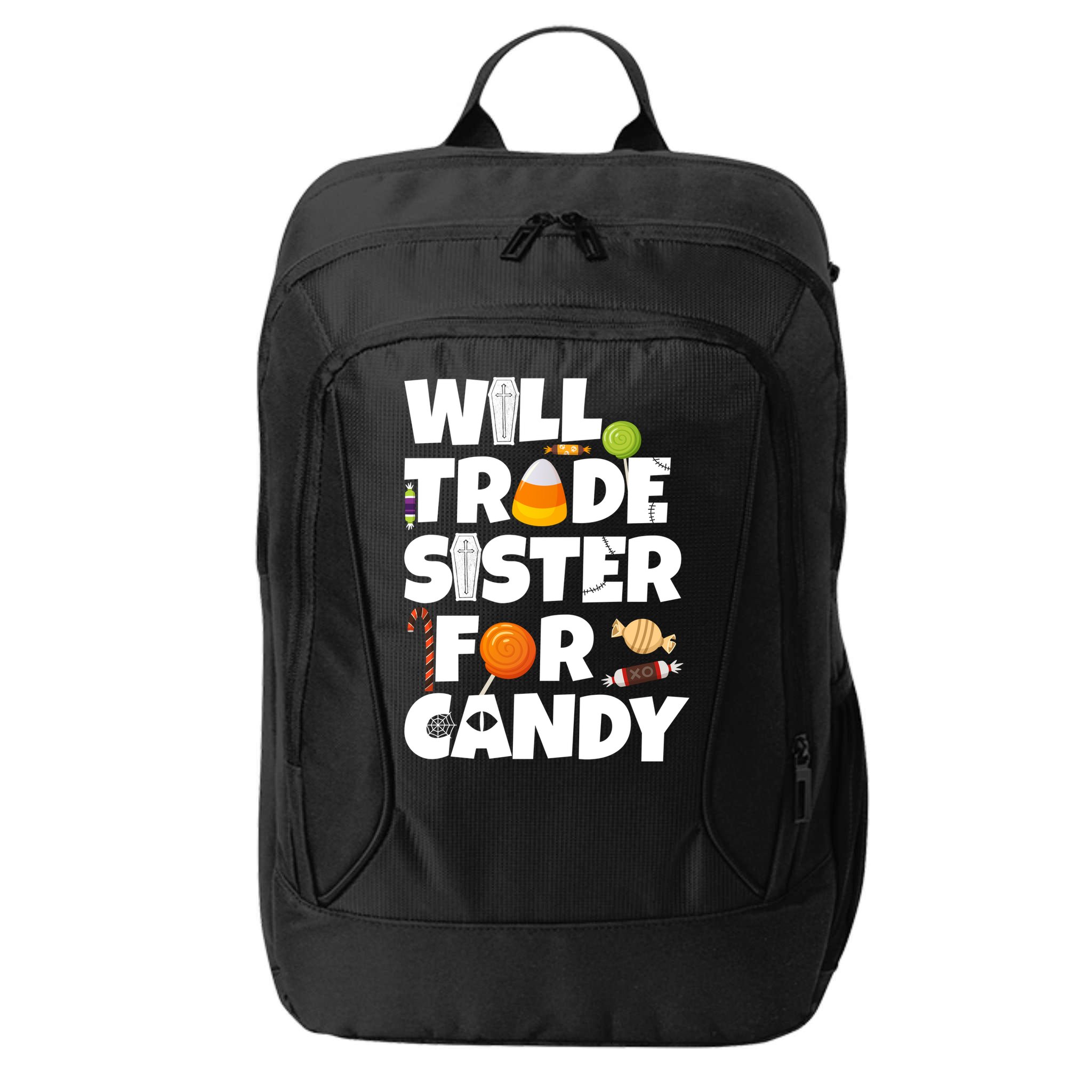 Trade My Sister For Candy City Backpack