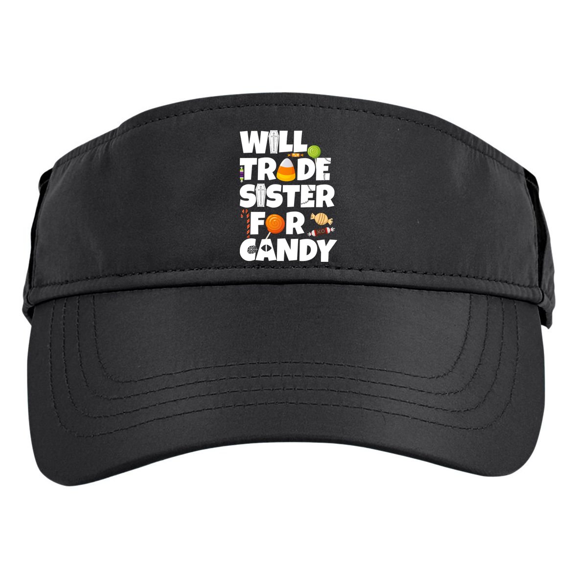Trade My Sister For Candy Adult Drive Performance Visor