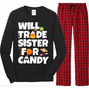 Trade My Sister For Candy Long Sleeve Pajama Set