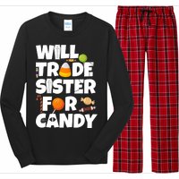 Trade My Sister For Candy Long Sleeve Pajama Set