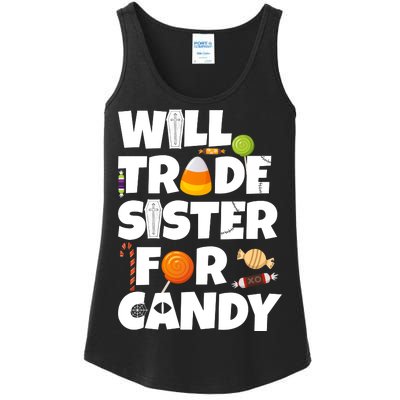 Trade My Sister For Candy Ladies Essential Tank