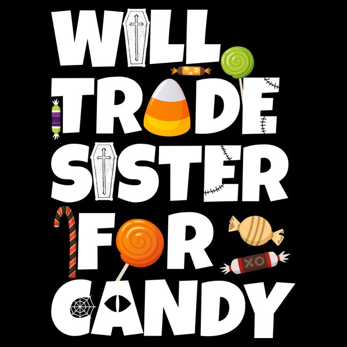 Trade My Sister For Candy Flatbill Hat