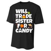 Trade My Sister For Candy Performance Sprint T-Shirt