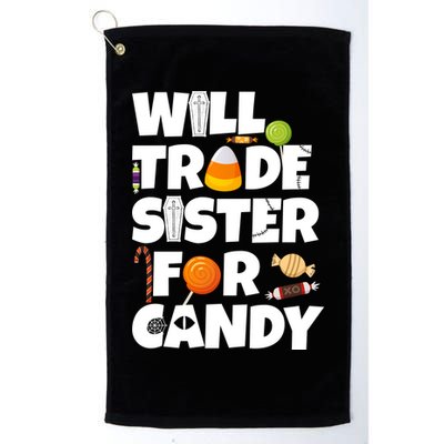 Trade My Sister For Candy Golf Towel
