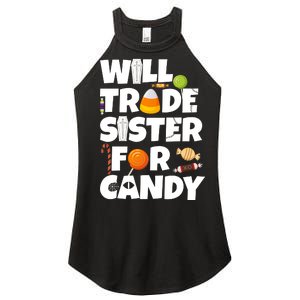 Trade My Sister For Candy Women’s Perfect Tri Rocker Tank