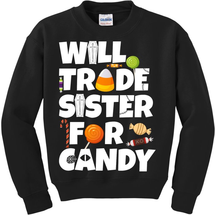 Trade My Sister For Candy Kids Sweatshirt