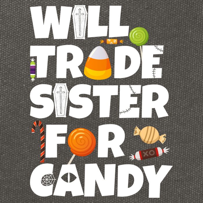 Trade My Sister For Candy Cotton Canvas Backpack