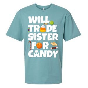 Trade My Sister For Candy Sueded Cloud Jersey T-Shirt