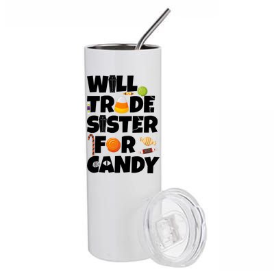 Trade My Sister For Candy Stainless Steel Tumbler